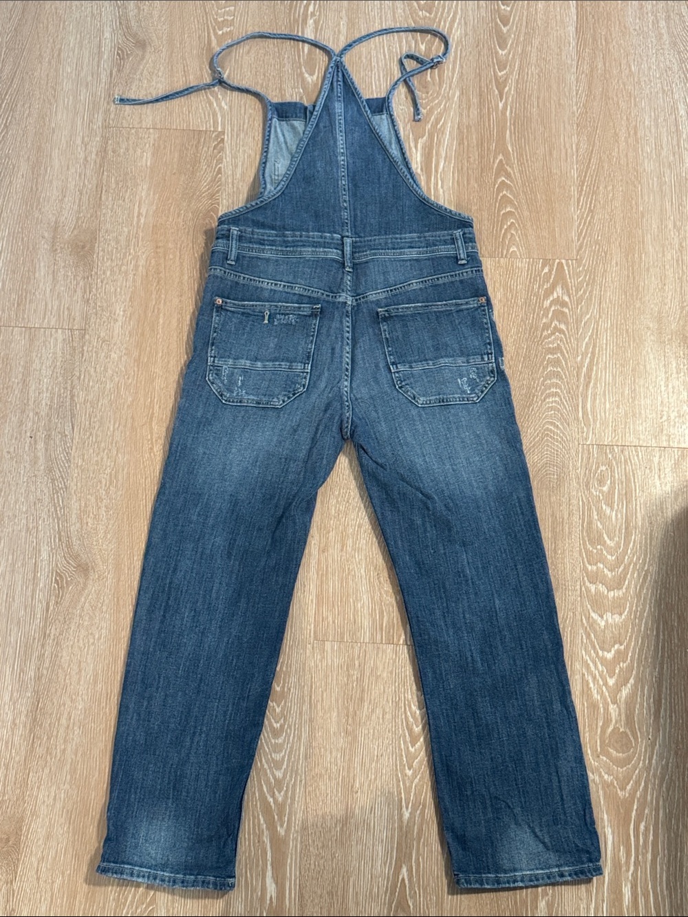 Anthropologie PILCRO Denim Button-Front Overalls - Picture 5 of 9